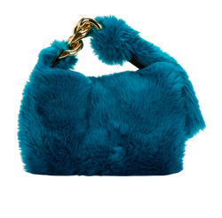 Chain Hobo, Faux Fur, Blue, MIS, DB, 4*